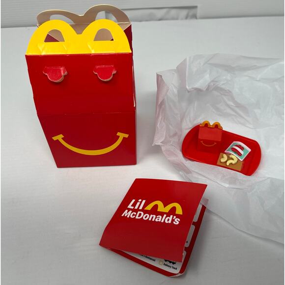 McDonald's Lil McDonald's Miniature Kids Happy Meal Toy New in Box - Picture 2 of 6